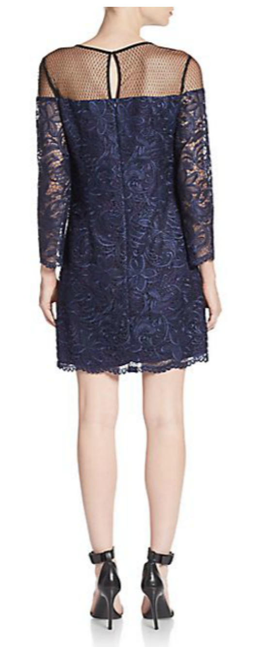 ABS guipure lace shift dress from Ginger Candy