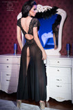 Chilirose long gown from Ginger Candy lingerie