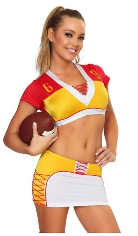 Wild receiver football costume from Ginger Candy lingerie