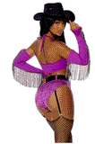 ForPlay Cowgirl costume from Ginger Candy lingerie