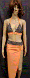 Floodline long skirt and top set from Ginger Candy lingerie