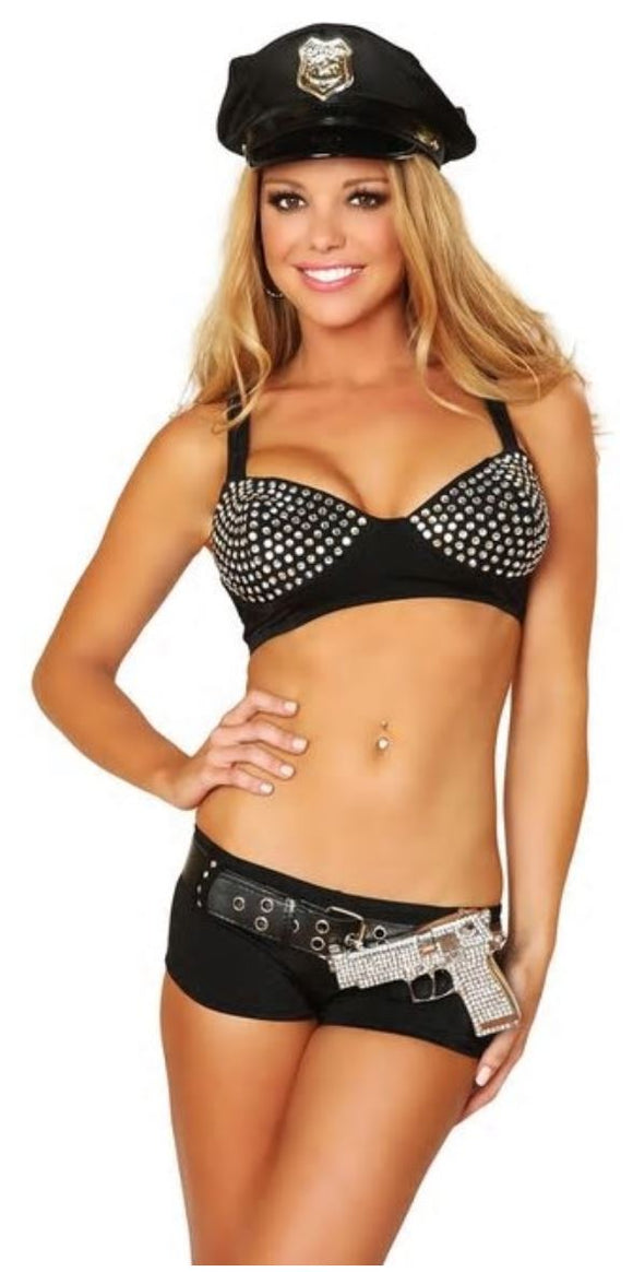 3wishes glamour police costume from Ginger Candy lingerie