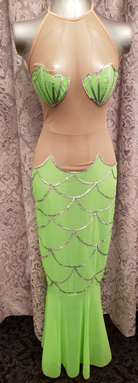 Nom de Plume Mermaid dress from Ginger Candy lingerie