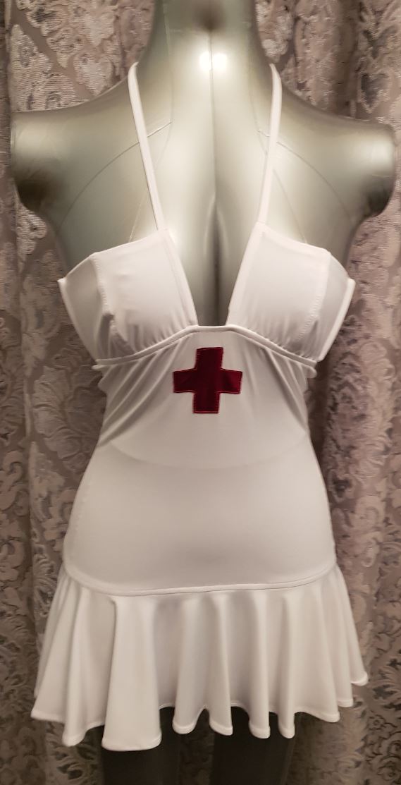 Nom de Plume Nurse costume from Ginger Candy