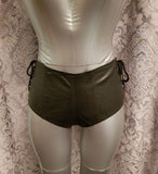 Elegant Moments leather shorts from Ginger Candy lingerie