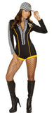 Roma race grid girl romper from Ginger Candy lingerie