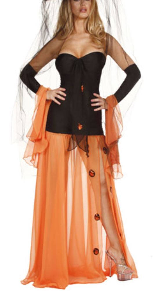 Nom de Plume Pumpkin dress from Ginger Candy lingerie