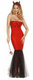 Nom de Plume devil dress costume from Ginger Candy lingerie