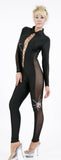Nom de Plume Halloween jumpsuit from Ginger Candy lingerie