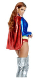 Forplay caped superhero costume from Ginger Candy lingerie