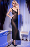 Chilirose sheer long gown from Ginger Candy lingerie