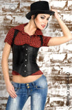 Chilirose high-back underbust corset from Ginger Candy lingerie