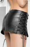 Chilirose leather-look miniskirt from Ginger Candy lingerie