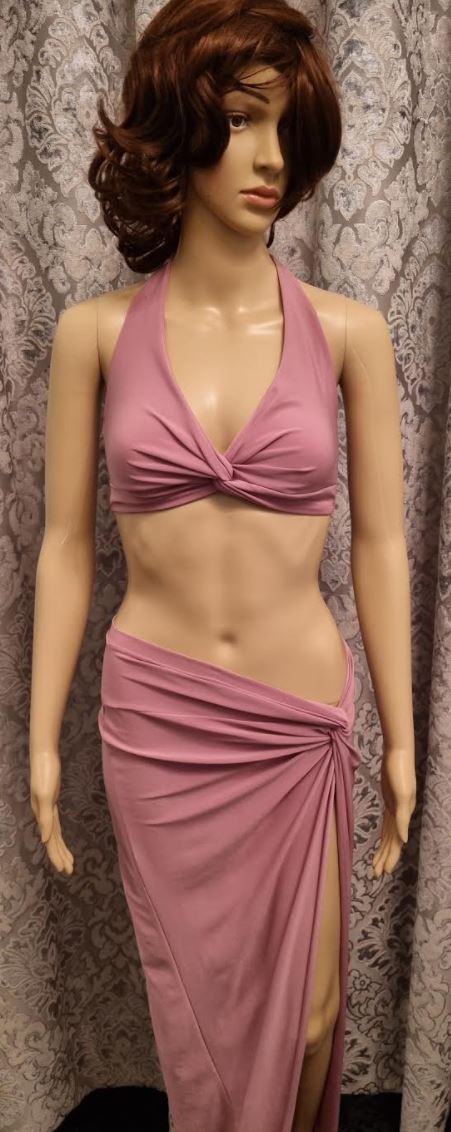 Floodline long skirt and top set from Ginger Candy lingerie