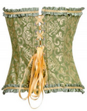 Victorian jacquard tapestry corset bustier | Ginger Candy
