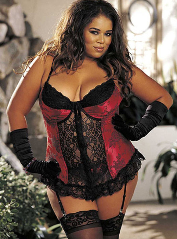 Shirley of Hollywood bustier from Ginger Candy lingerie