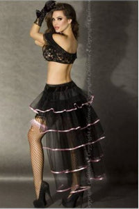 Chilirose tiered showgirl skirt from Ginger Candy lingerie