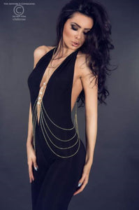 Chilirose body chain jewellery from Ginger Candy lingerie