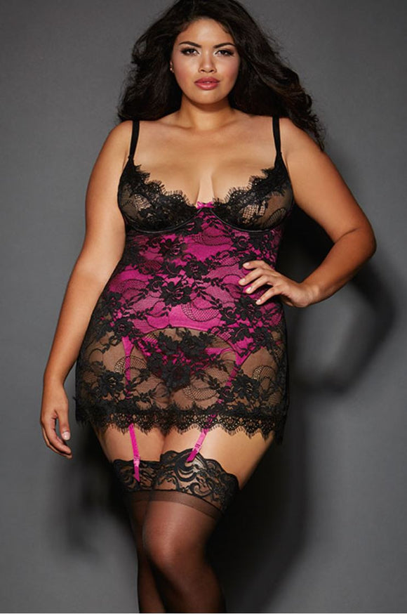Dreamgirl chemise from Ginger Candy lingerie