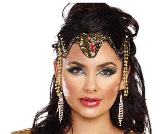 Dreamgirl Cleopatra snake headpiece crown Ginger Candy lingerie